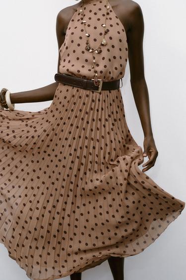 POLKA DOT MIDI DRESS WITH BELT - 930 by Zara - Image 1