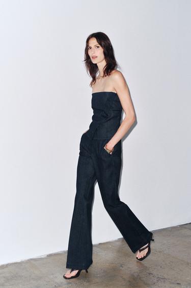 ტოპი ჯინსი ZW COLLECTION - Zara-ს Blue - სურათი 0