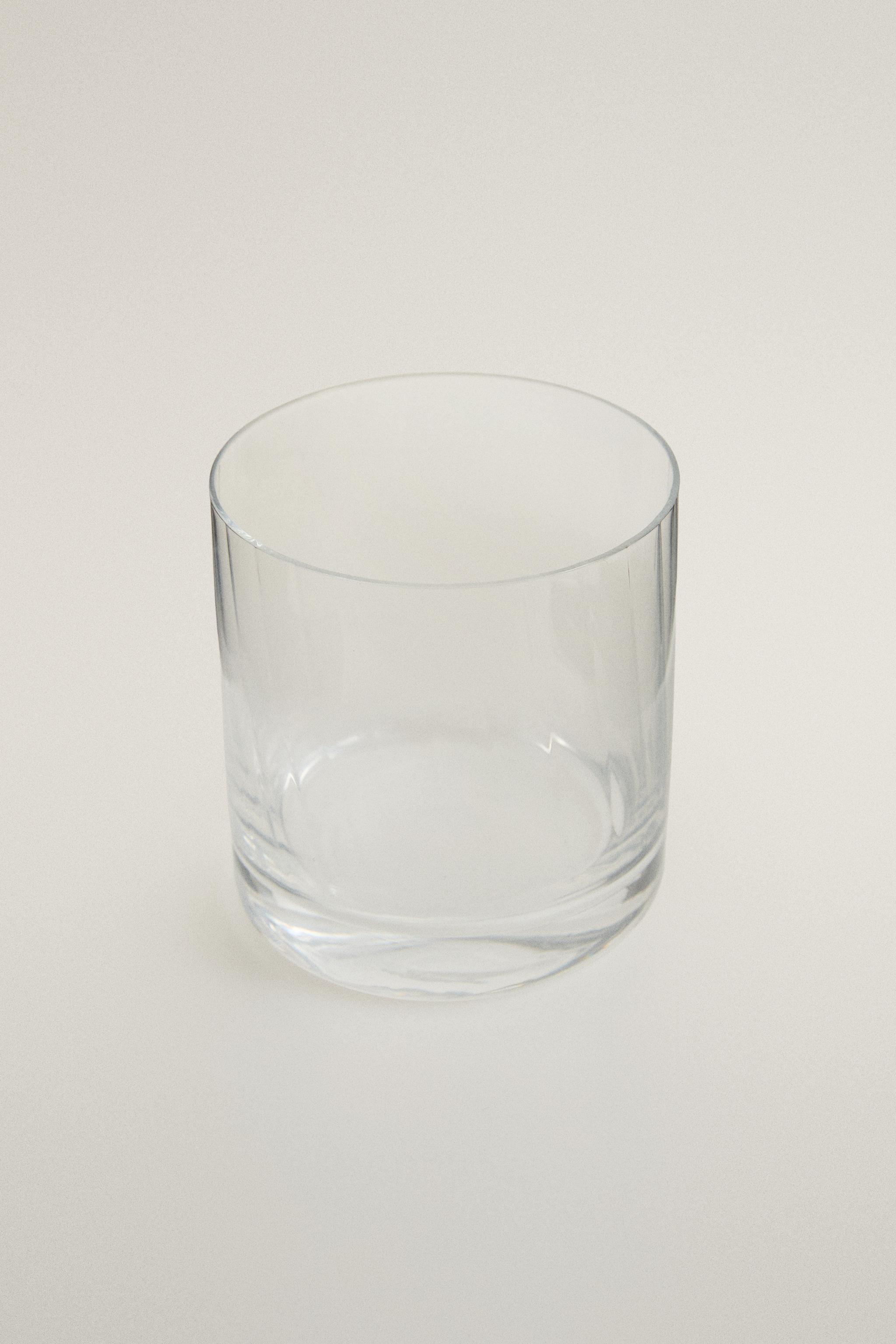 WHISKEY GLASS TUMBLER — Transparent