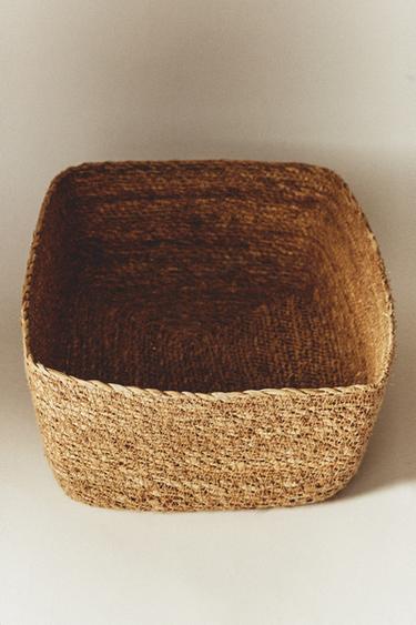 RECTANGULAR BASKETS - Light beige by Zara