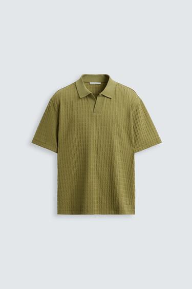 POLO ESTRUCTURA - Pistacho de Zara