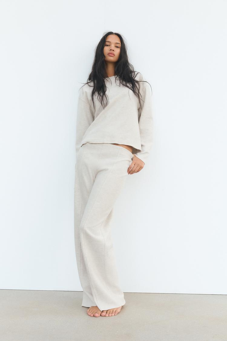 Neck Jumper Zara Dames Truien Beige Trui Dames Truien Zara 100