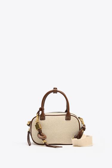MINI BORSA A CONTRASTO - Écru di Zara