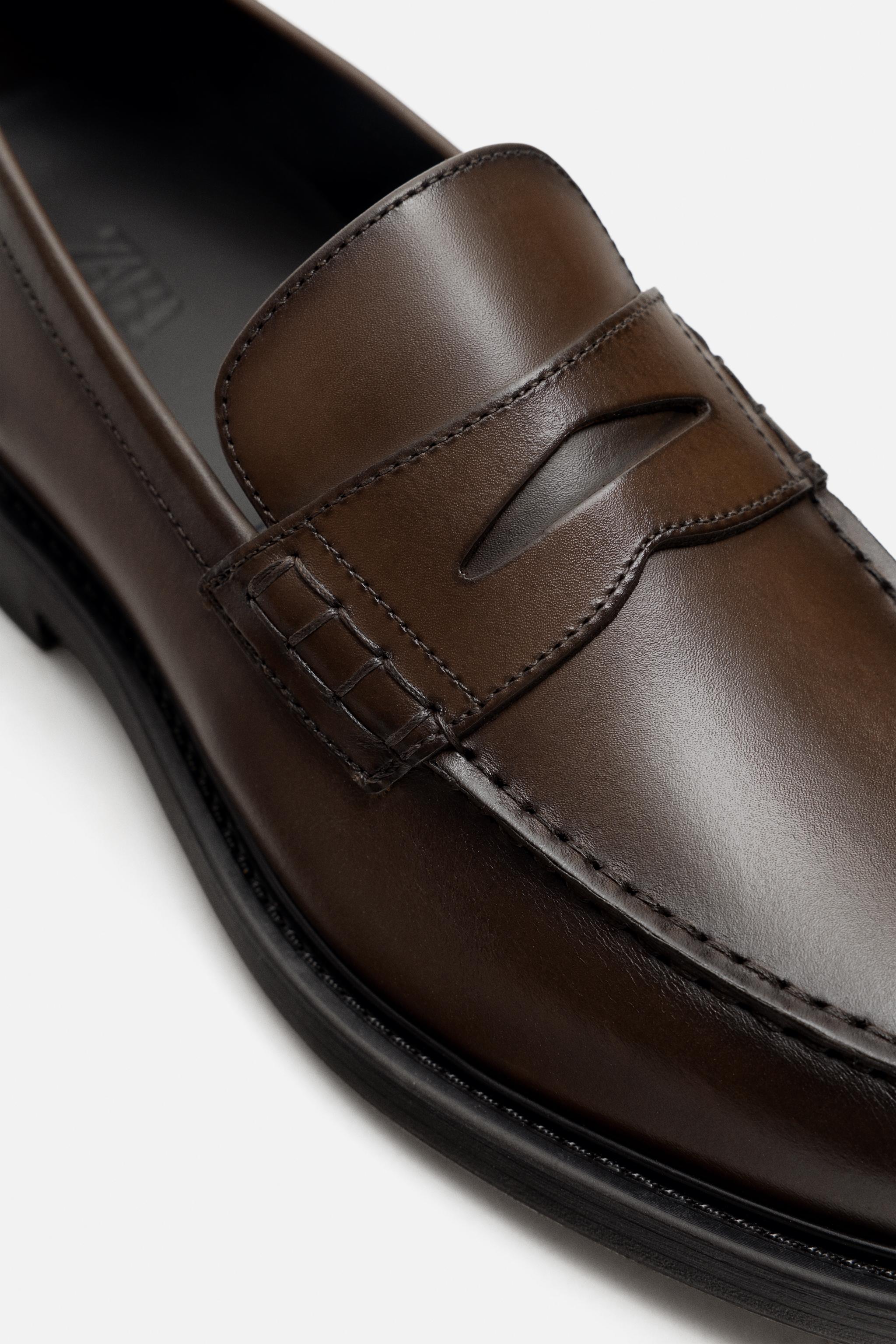MOCASSINS EN CUIR MASQUE