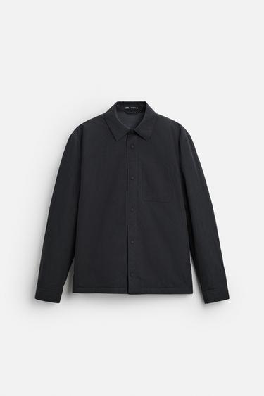 LIGHTWEIGHT TECHNICAL JACKET - Dark grey by Zara
