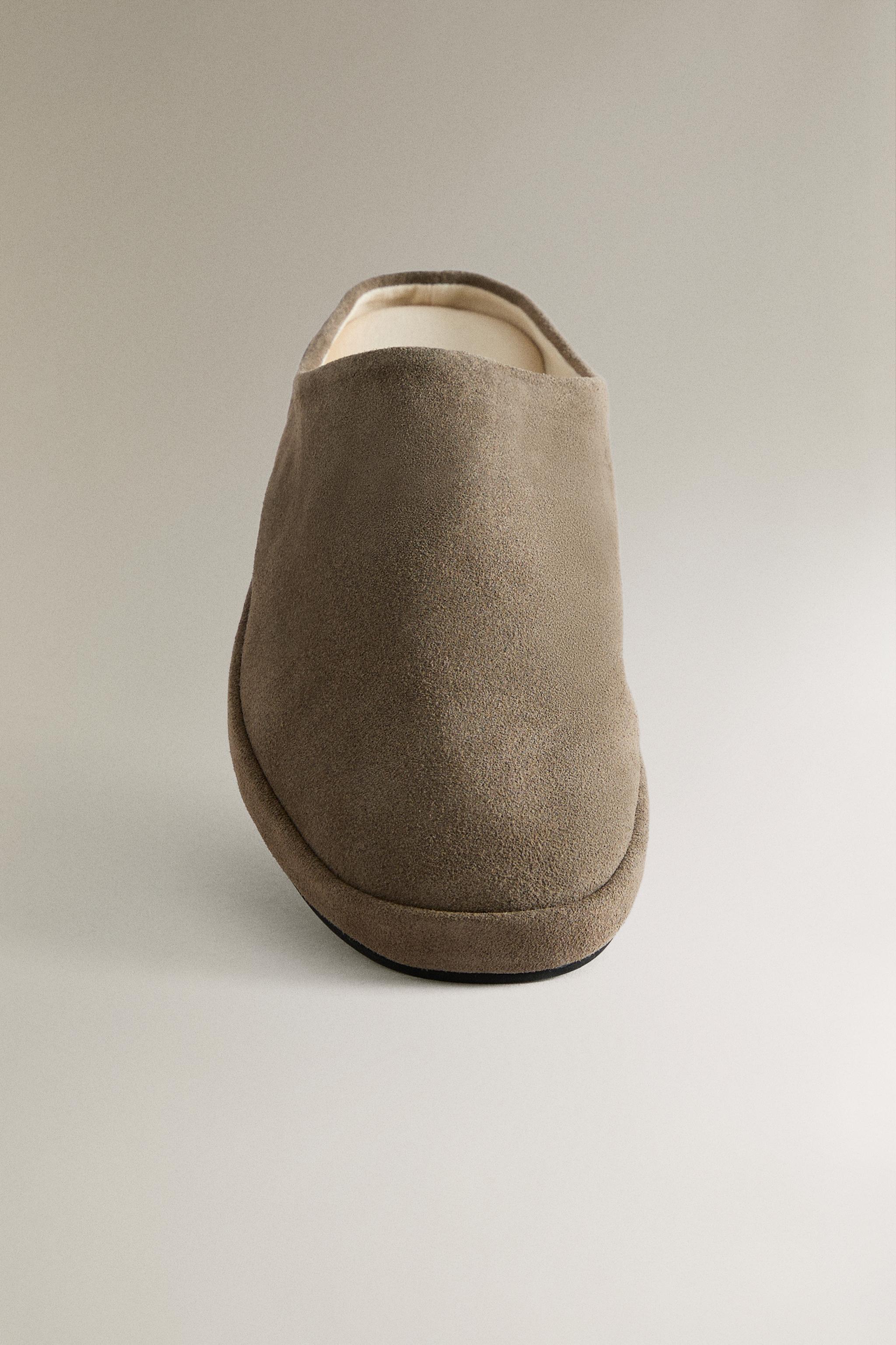 MULE CROÛTE DE CUIR