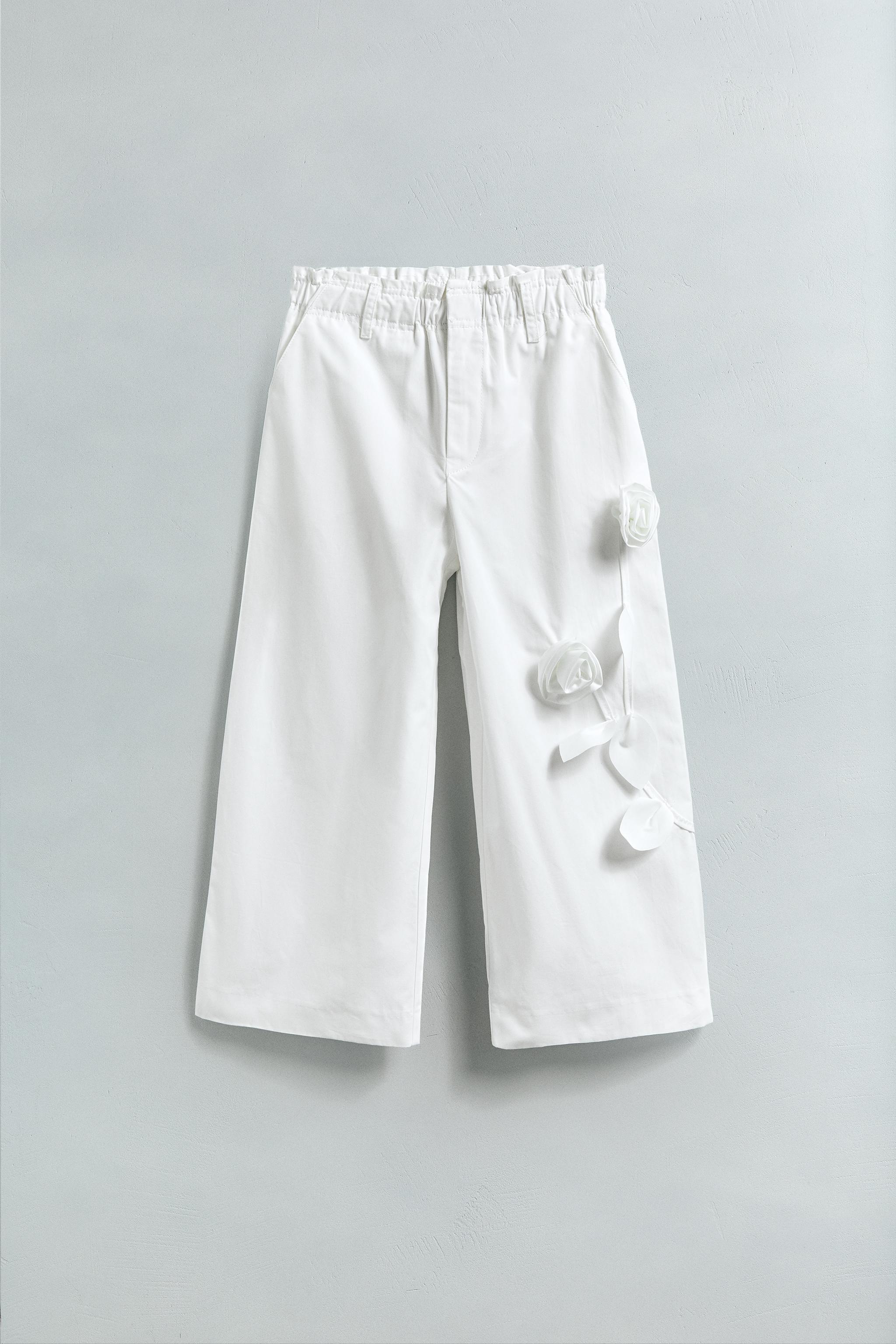PANTALON FLEURS 3D