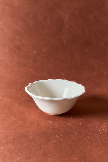 EARTHENWARE SNACK BOWL - Ecru by Zara - Image 5