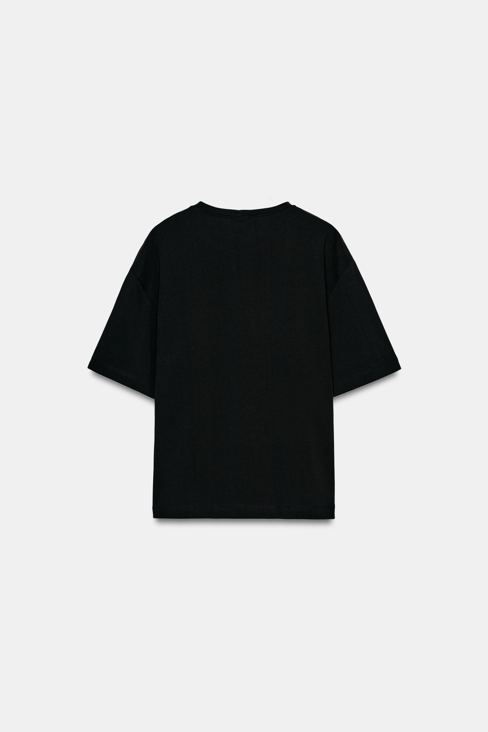 HEAVY COTTON APPLIQUÉ T-SHIRT