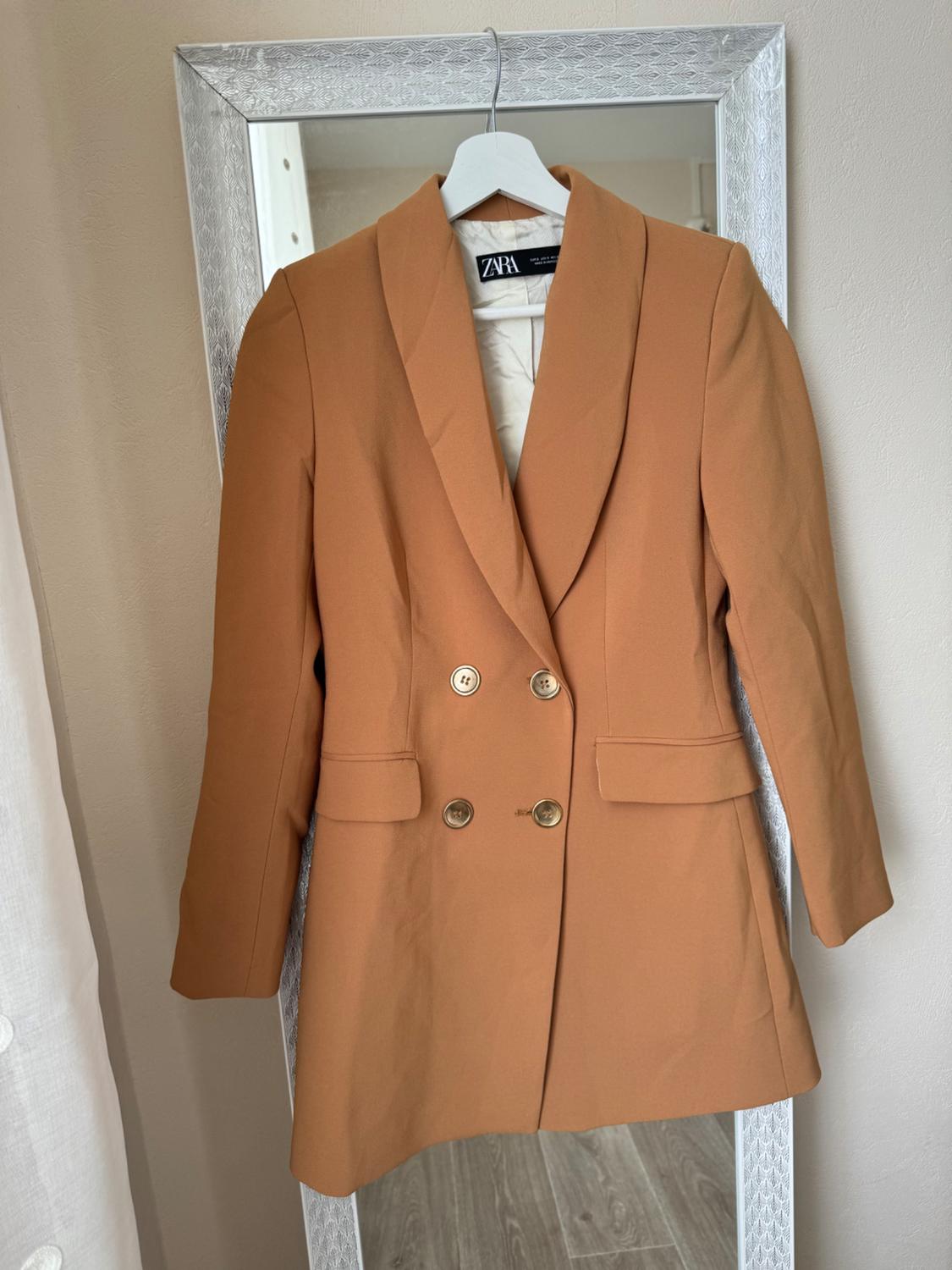 LONG DOUBLE-BREASTED BLAZER - Image 6