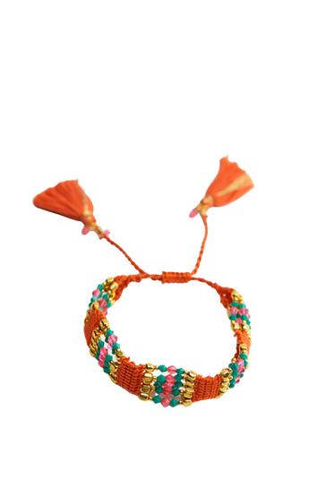 WOVEN BEADED BRACELET