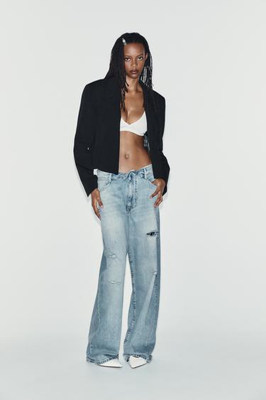 BLAZER CROP - Negro de Zara