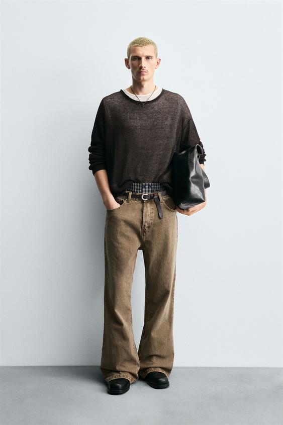 RELAXED FLARE FIT JEANS