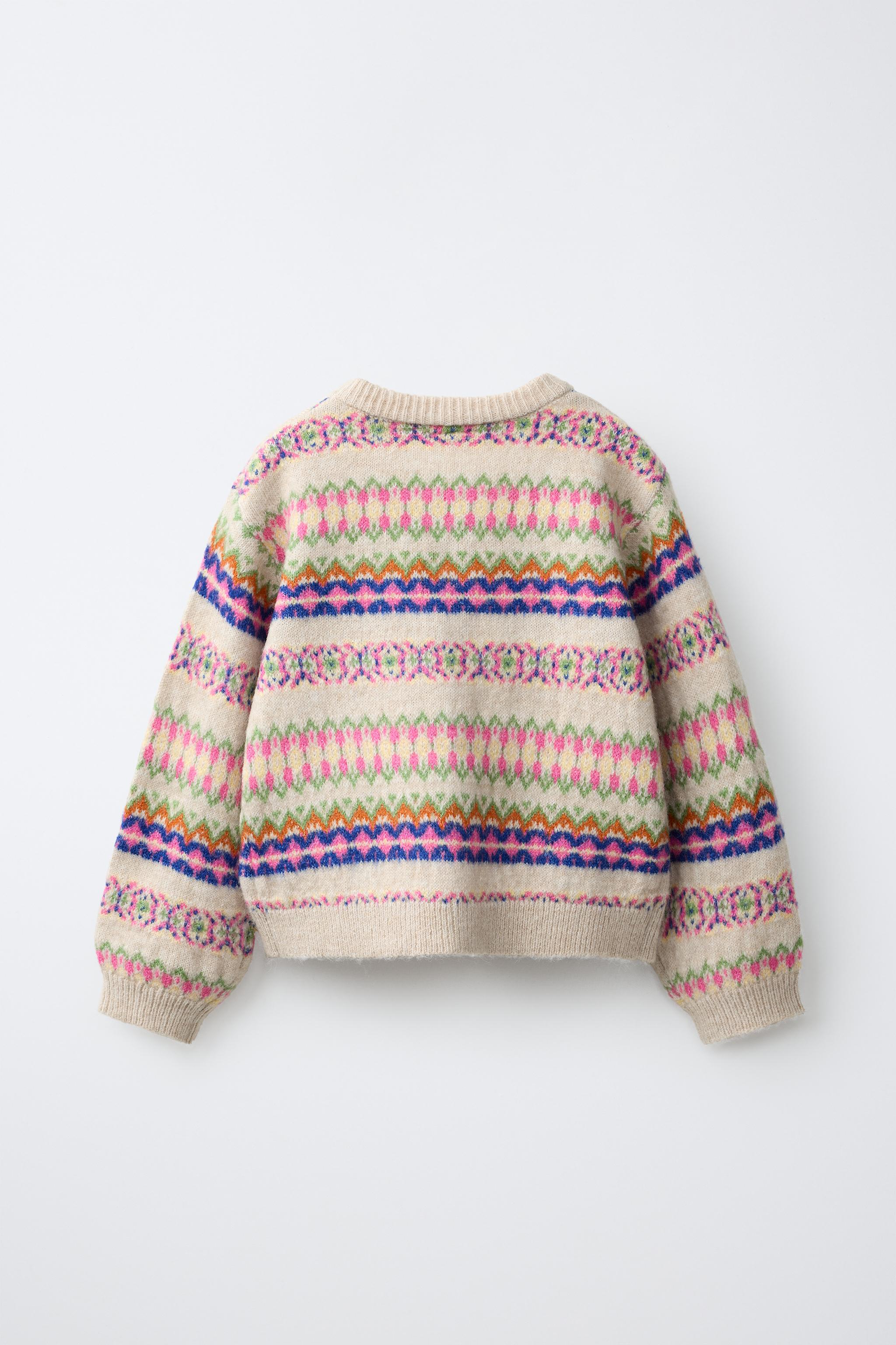 GILET EN MAILLE JACQUARD