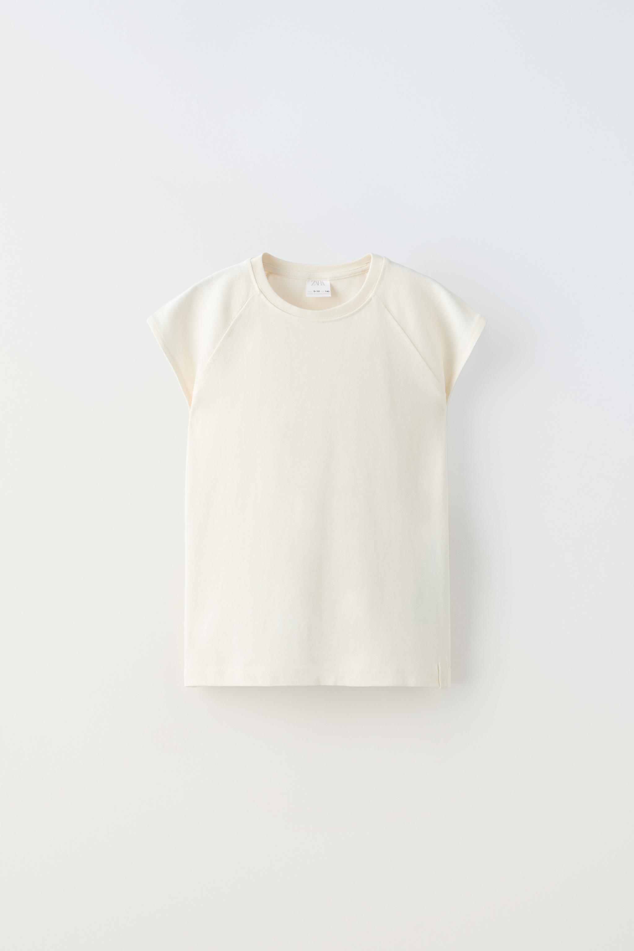 ラグランスリーブ Tシャツ - エクリュ | ZARA Japan / 日本