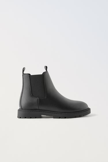 Zara LUG SOLE ANKLE BOOTS - Black