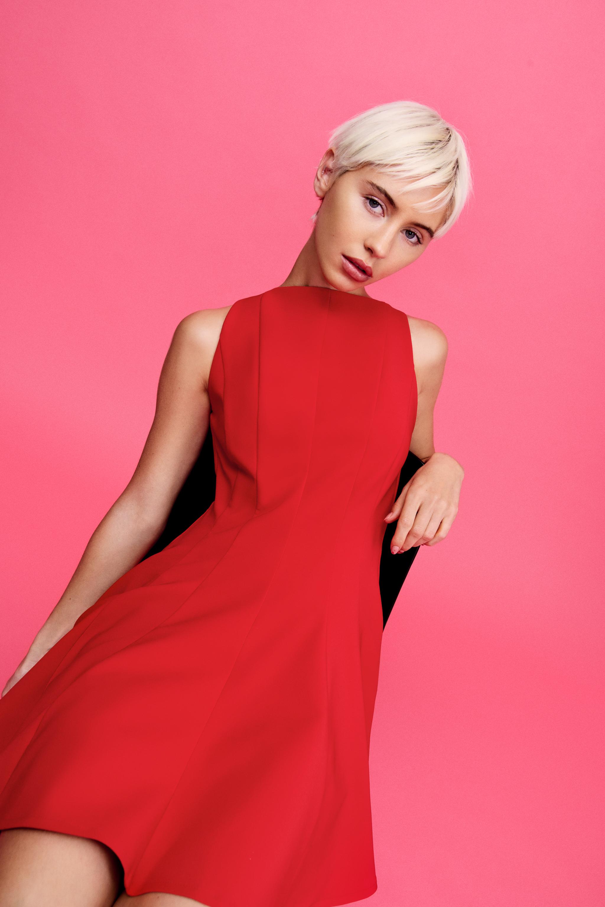 【ZARA】フレアショート丈ワンピース レッド | 3067/210/600 SHORT FLARED DRESS - Red | ZARA Australia