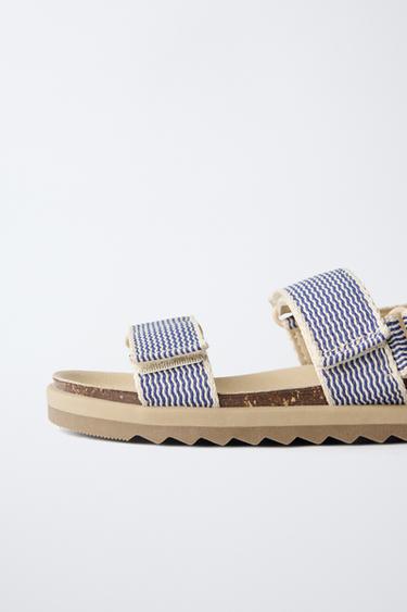 SANDALES À RAYURES - Multicolore de Zara - Image 7