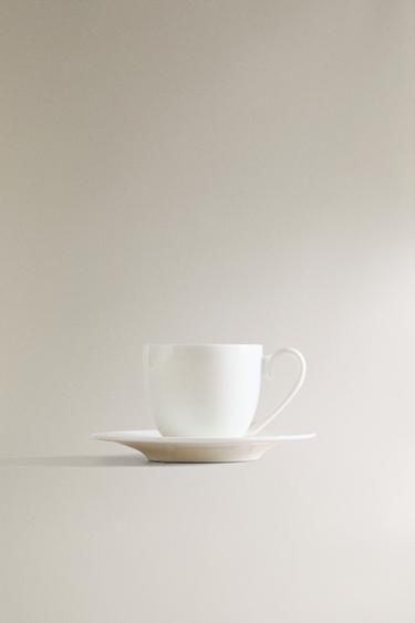 BONE CHINA MUG - White by Zara