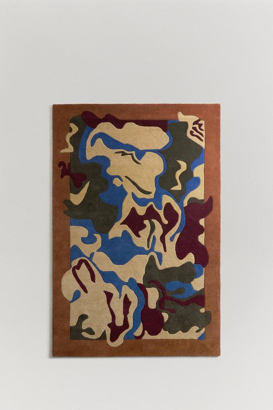 Zara THE RORSHKA RUG 02 - Terracotta - Image 0