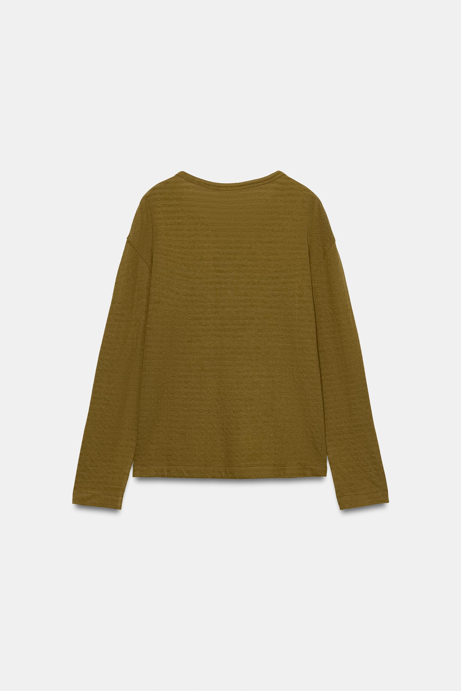 DOUBLE-SIDED HENLEY SHIRT thumbnail 2