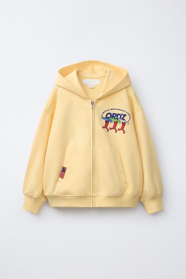 Zara KAPUUTSIGA DRESSIPLUUS - Yellow - Pilt 0