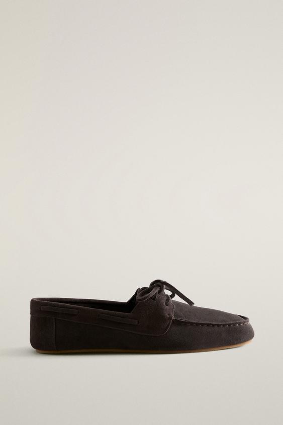 MOCASSIN CUIR - Marron de Zara - Image 0