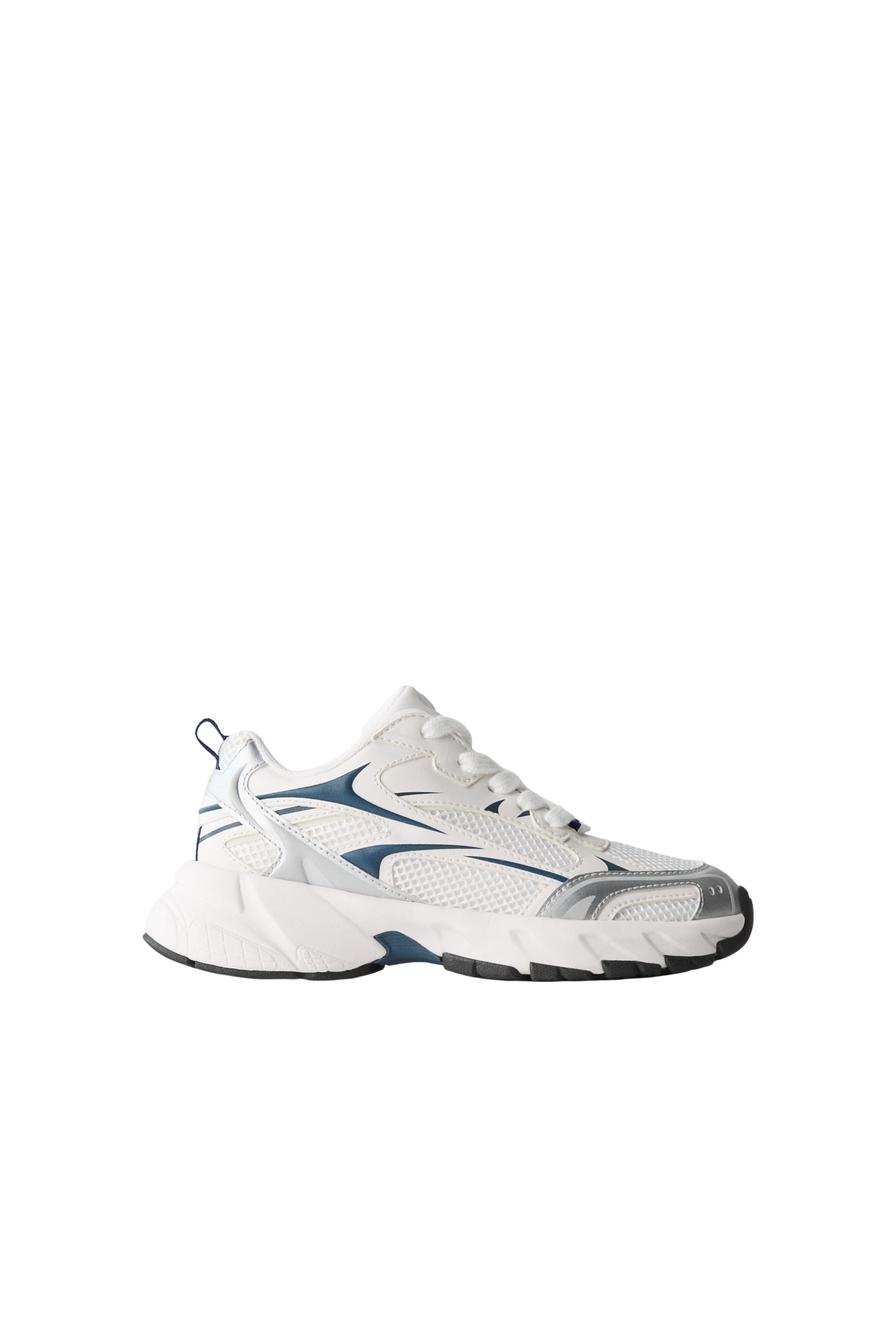 メクセンシスザラゴーサ METALLIC MESH SNEAKERS - White | ZARA Canada