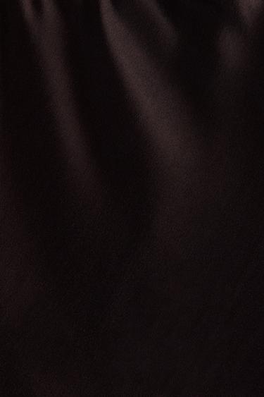 SILK SHORTS - Dark brown by Zara - Image 2