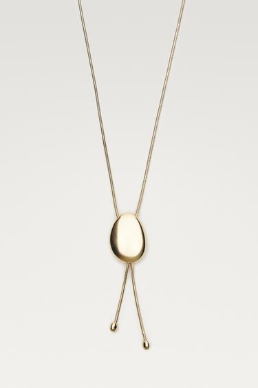 Lariat necklace — Golden 1