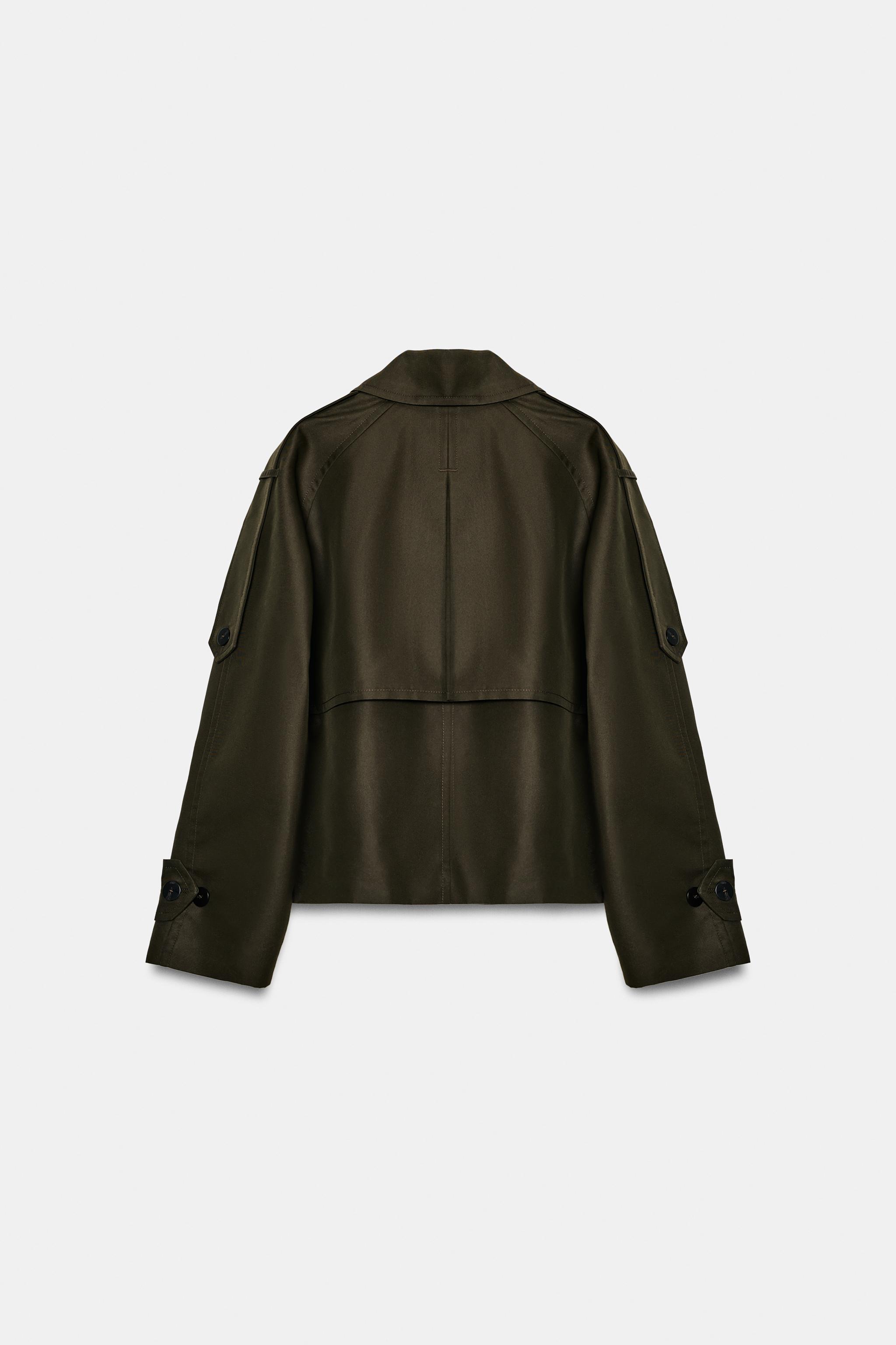 SHORT ZW COLLECTION TRENCH COAT