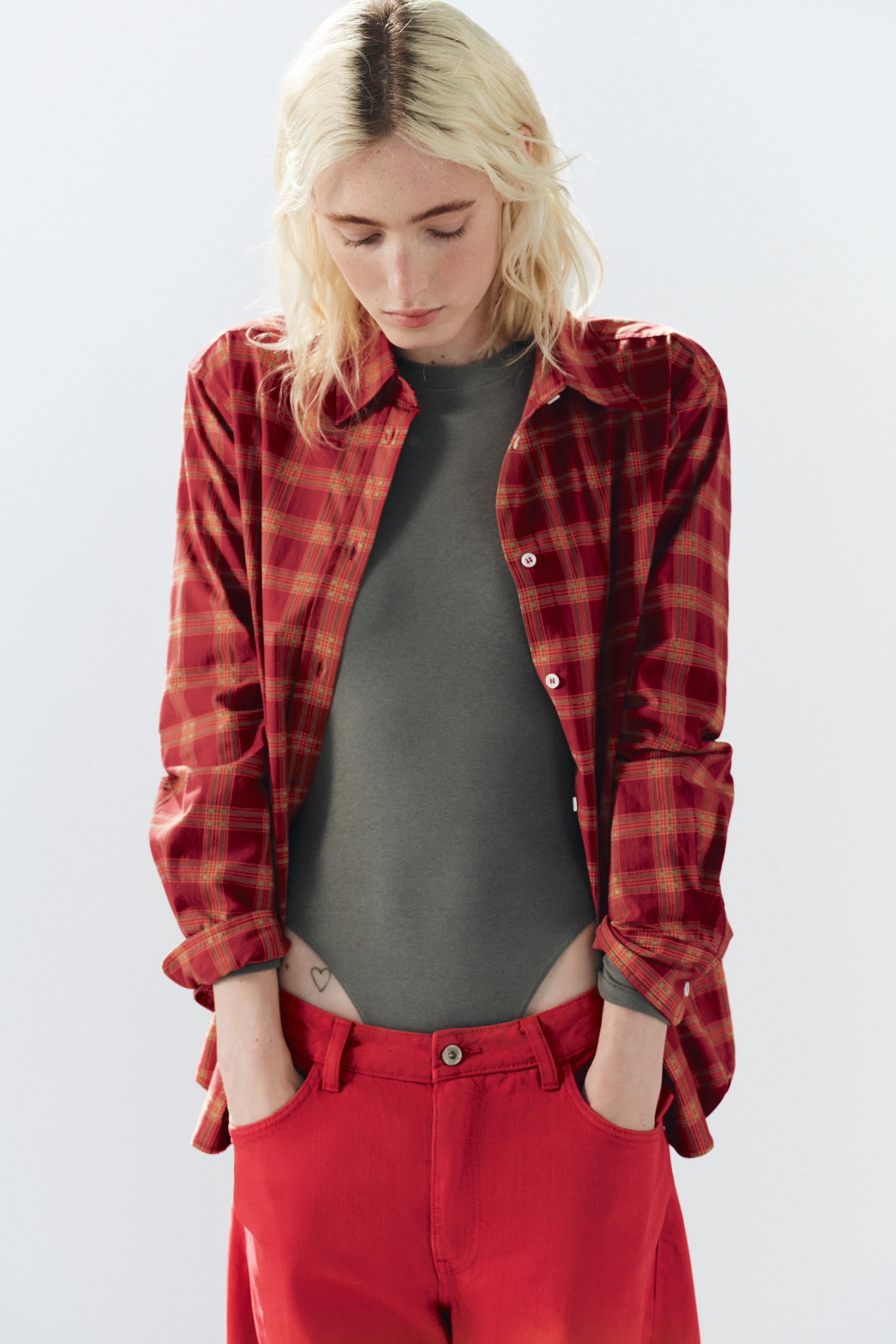 Zara TRF BAGGY OVERSIZE DİKİŞ DETAYLI ORTA BEL JEAN görsel 2