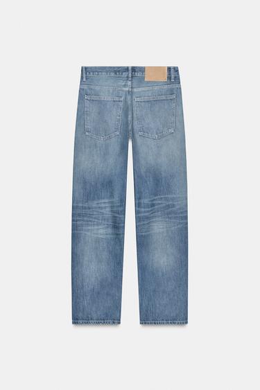 JEAN TRF BAGGY TAPERED TAILLE BASSE - Bleu de Zara - Image 7