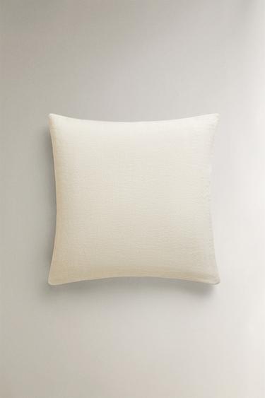 LINEN CUSHION COVER - Sand by Zara