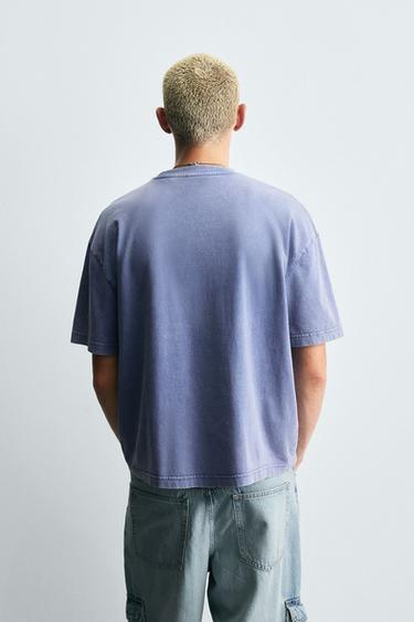 VARSITY GRAPHIC PRINT T-SHIRT - Mauve by Zara - Image 2