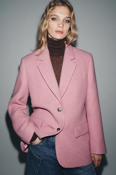 BLAZER OVERSIZE ZW COLLECTION LIMITED EDITION - Rosa de Zara