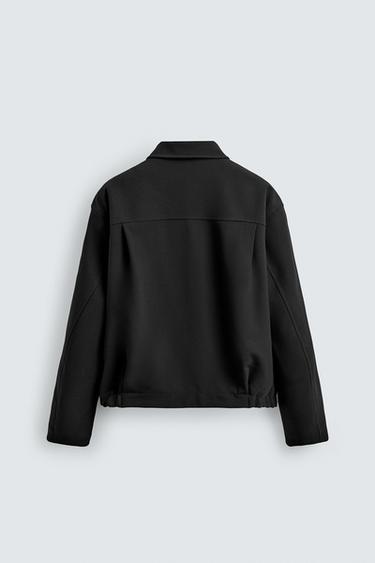 RELAXED FIT COMFORT JACKET - Black by Zara