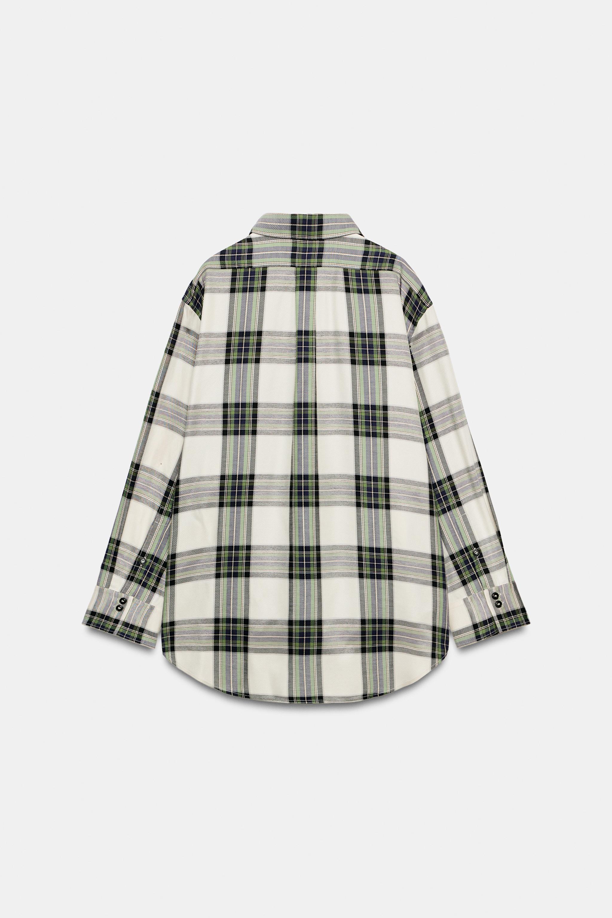 CHEMISE OVERSIZE À CARREAUX ZW COLLECTION