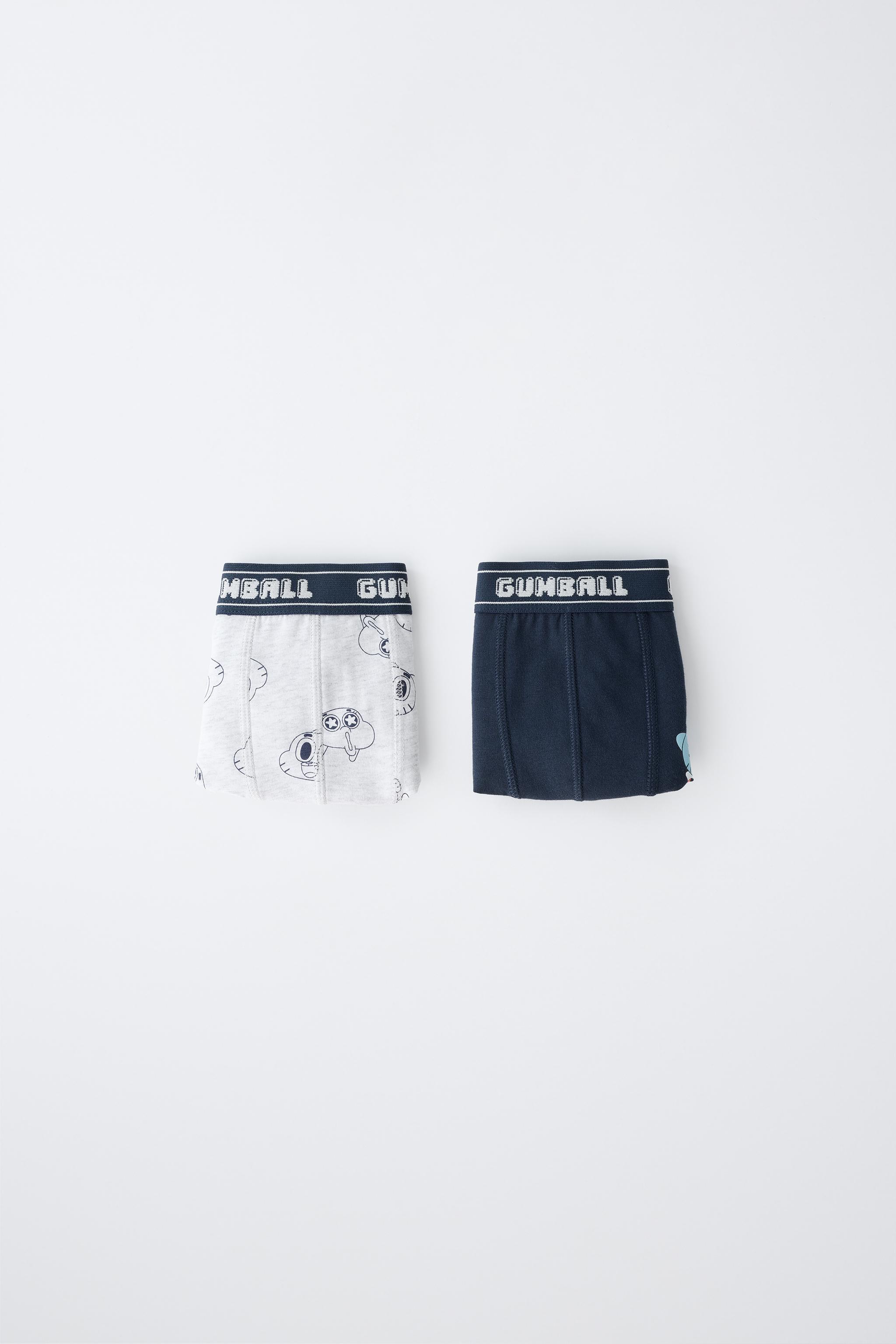 6-14 YEARS/ GUMBALL CARTOON NETWORK™ TWO-PACK BOXER BRIEFS — Multicolored