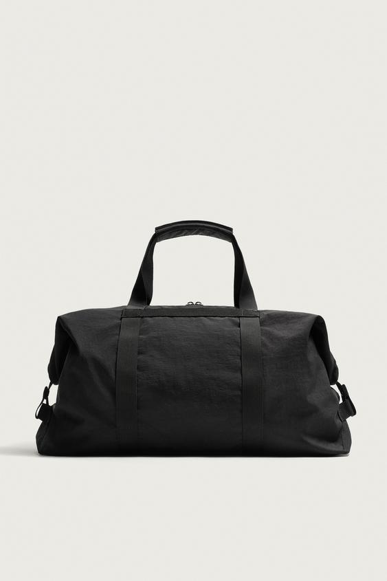 BOLSO DE VIAJE NYLON - Negro de Zara - Imagen 0