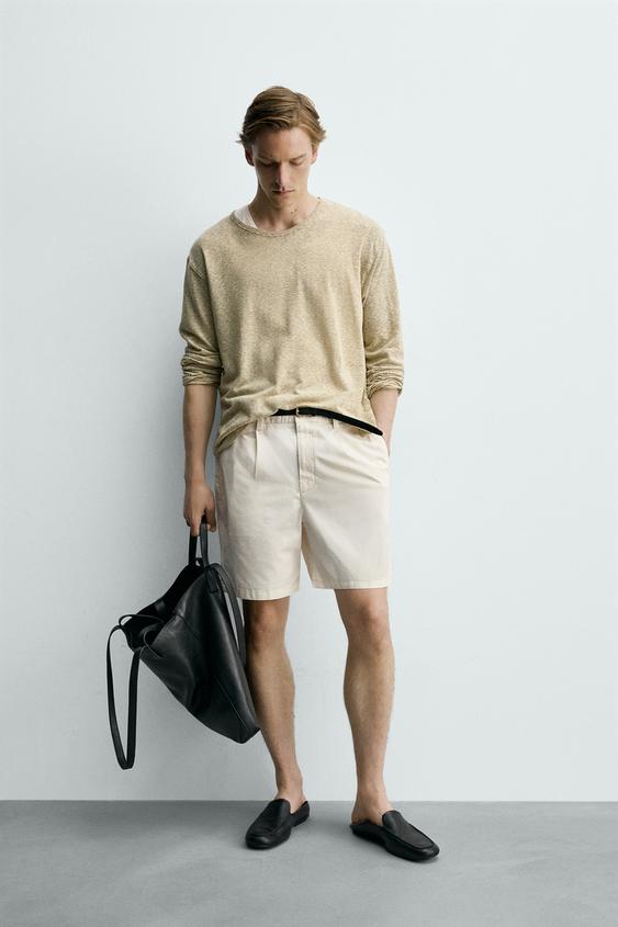 STRIPED JACQUARD LONG SLEEVE T-SHIRT from Zara - $49.90