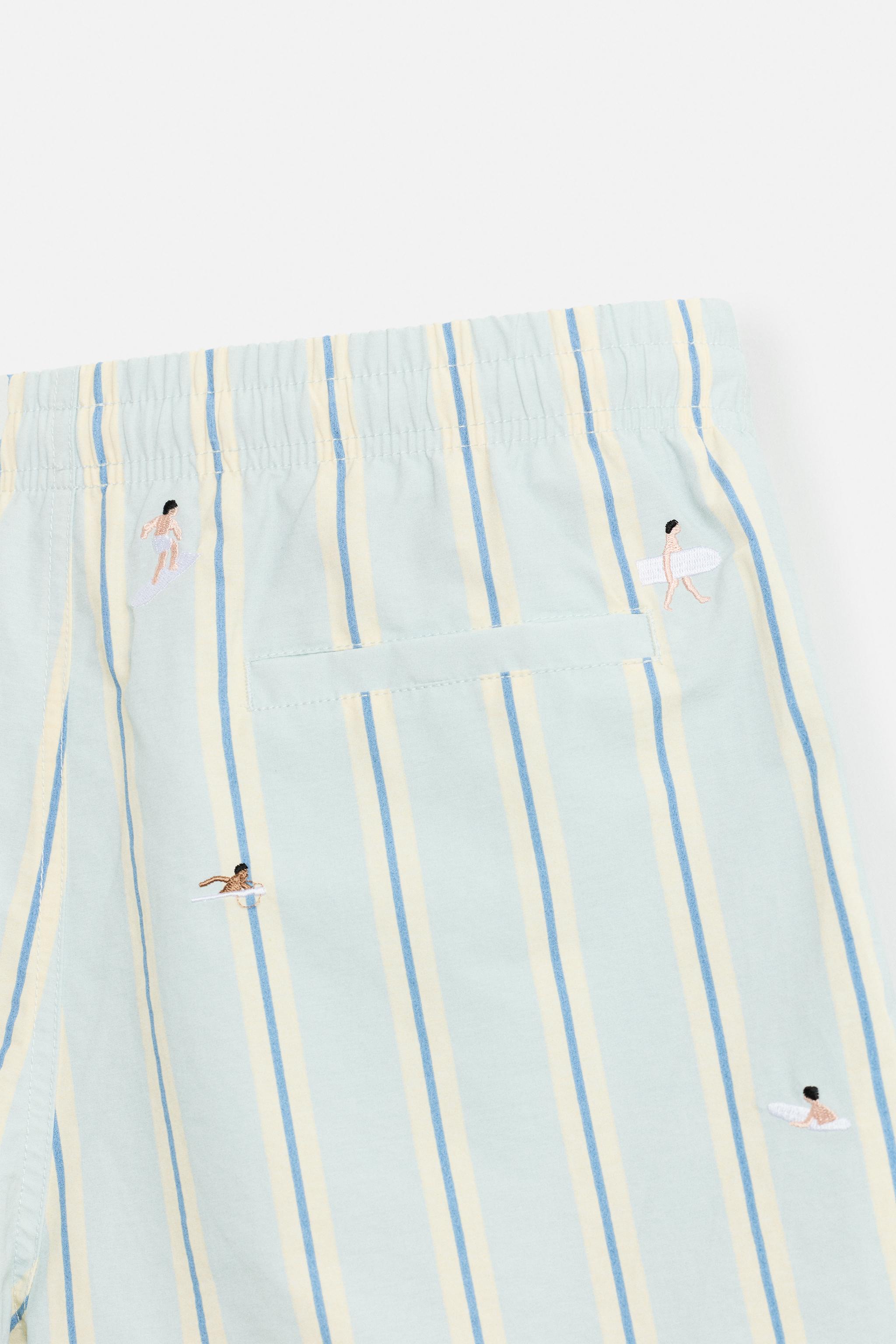 MAILLOT DE BAIN COURT BRODÉ