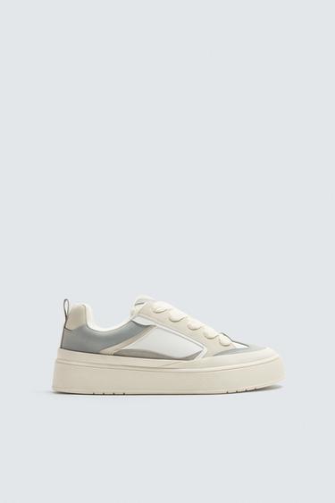 ZAPATILLA VOLUMEN CORDÓN MAXI - Azul de Zara