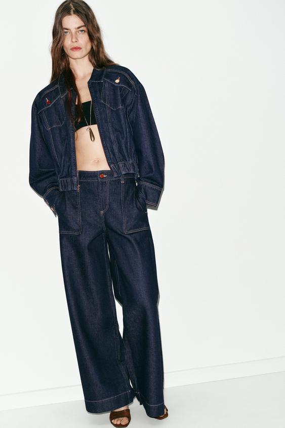 Z1975 MID-RISE WIDE LEG JEANS