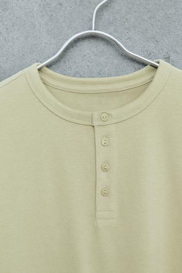 STORIESZ - HAUT À COL TUNISIEN HEAVY WEIGHT - Vert clair de Zara - Image 2