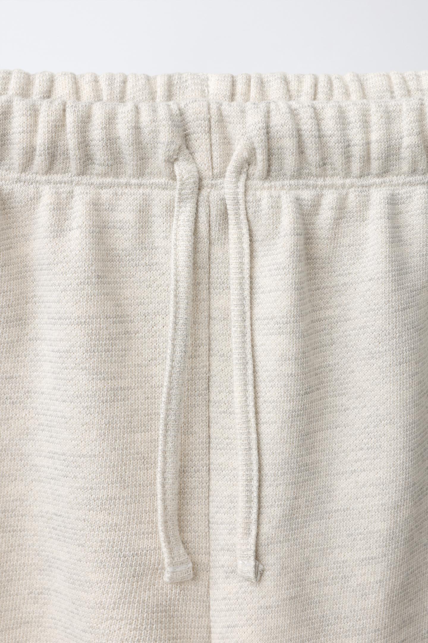 Детские шорты Zara Lace Plush, цвет: Бежевый меланжевый — фото 3