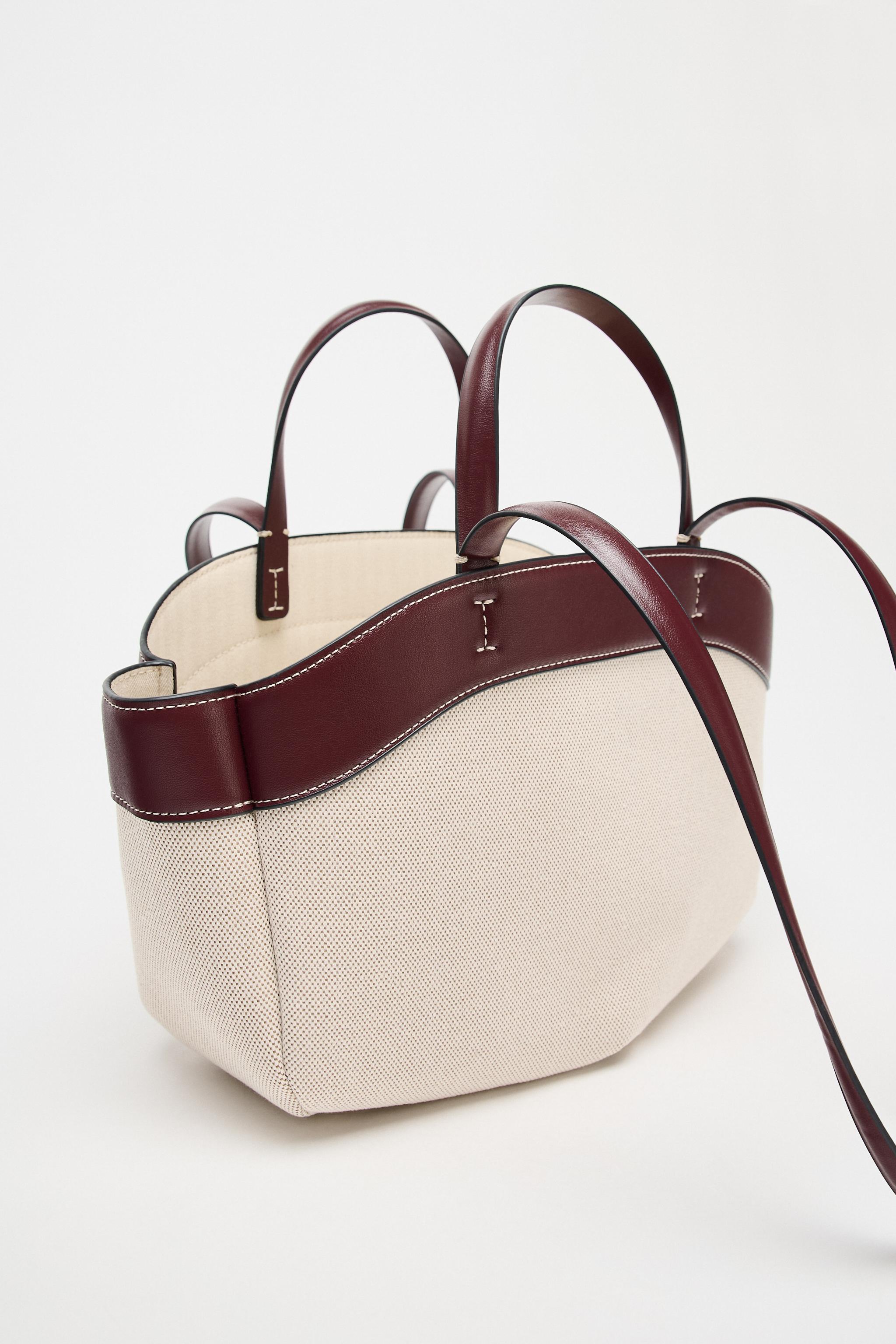 【ZARA】キャンバス地トートバッグ エクリュ | 6330/510/719 CANVAS SHOPPER - Ecru | ZARA United States