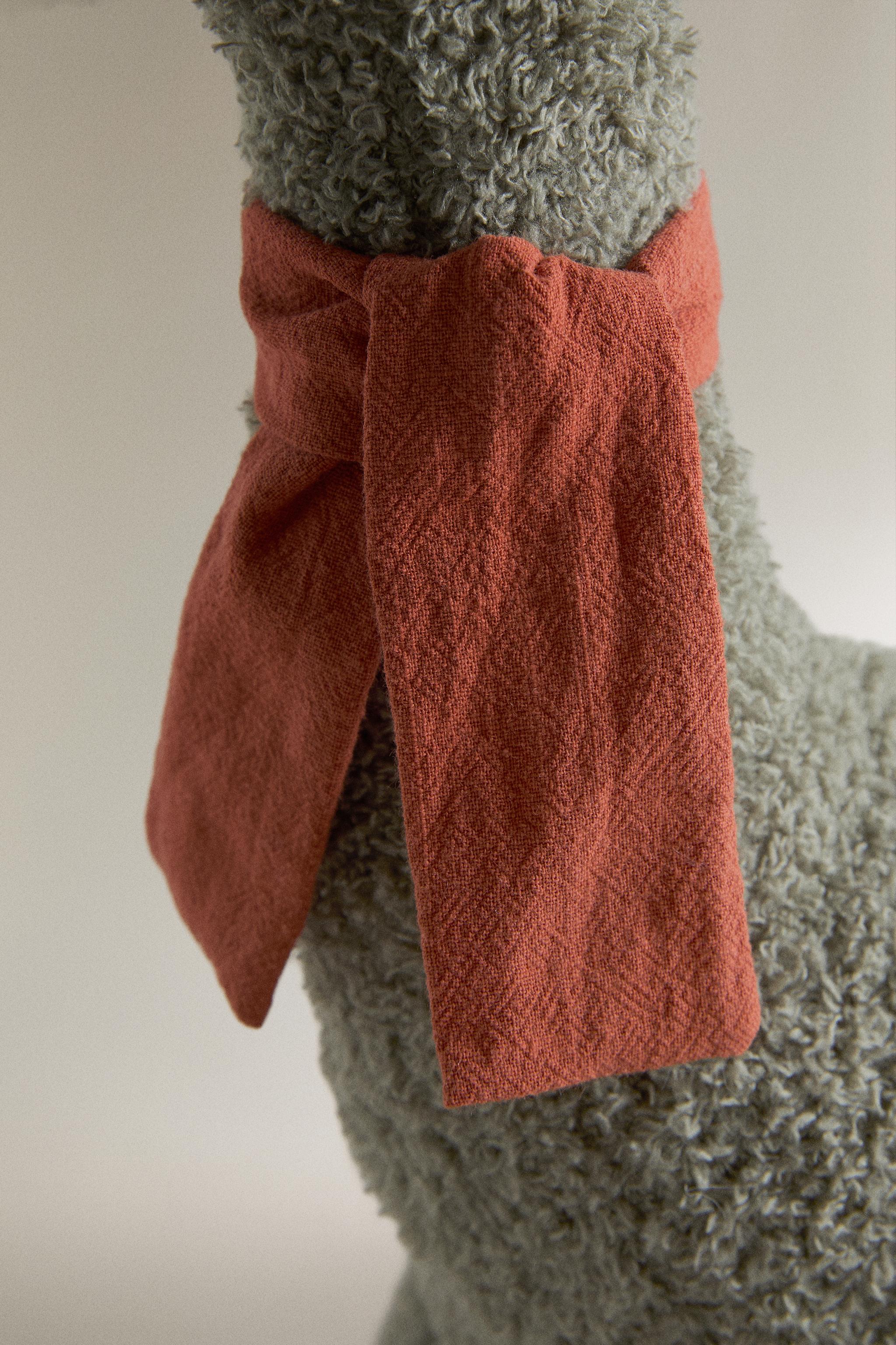 Детские мягкие игрушки Zara KIDS' DINOSAUR SCARF PLUSH TOY — фото 4