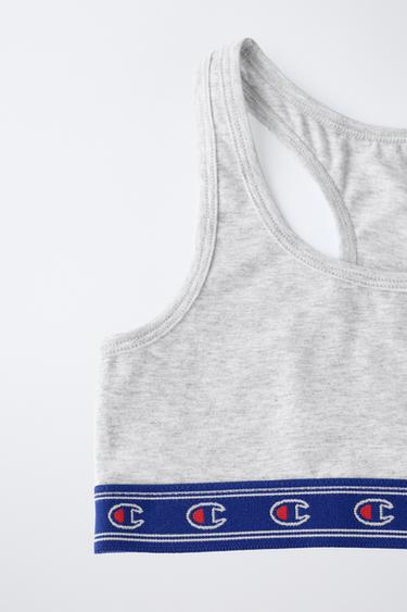 8-14 YEARS/ CHAMPION ® X ZARA TOP AND BRIEF SET - Grey marl by Zara - Image 2