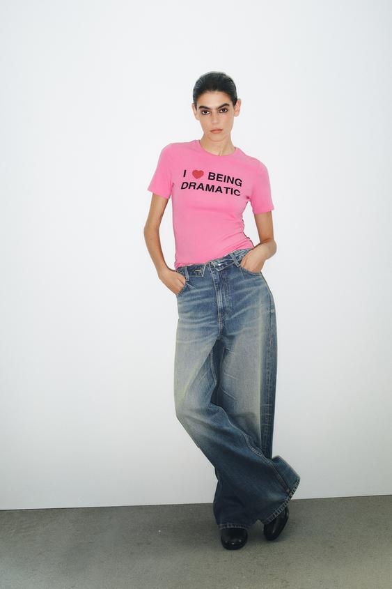 T-SHIRT INSCRIPTION STRASS